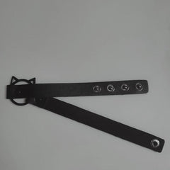 CLEARANCE - Gothic Kitty Adjustable Choker