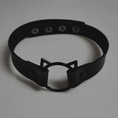 CLEARANCE - Gothic Kitty Adjustable Choker