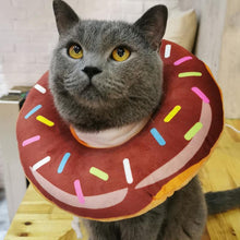 Load image into Gallery viewer, Playful Meow - Funny Donut Cat Recovery Cone- Review
