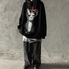 Load image into Gallery viewer, Gothic Cat Oversized Hoodies
