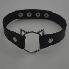 Load image into Gallery viewer, Gothic Kitty Adjustable Choker
