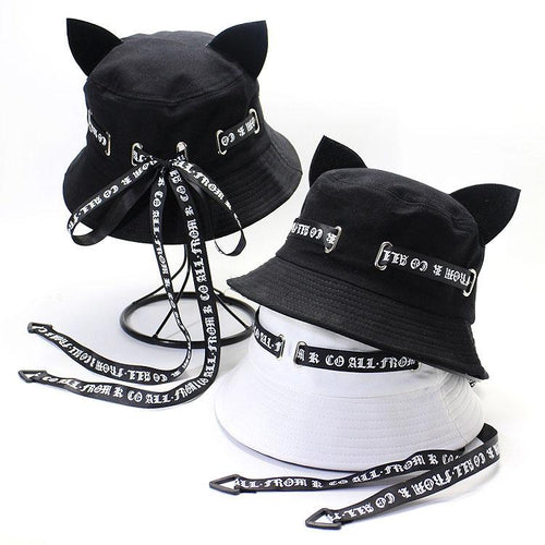 Playful Meow - Gothic Ribbon Cat Ear Bucket Hat- Review