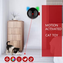Load image into Gallery viewer, Playful Meow - Motion Activation Laser Pointer Interactive Cat Toy 2021 New Version- Review

