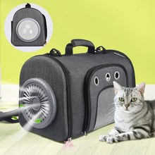 Load image into Gallery viewer, Playful Meow - Pet Travel Carrier With Fan [Upgraded Design]- Review
