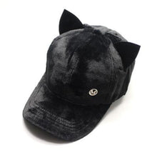 Load image into Gallery viewer, Plush Cat Ears Baseball Cap
