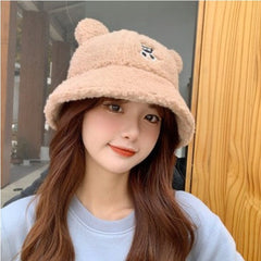 Teddy Plush Bucket Hat