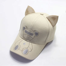 Load image into Gallery viewer, Bear Brick Cat Ears Cap [Adjustable]

