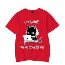 Load image into Gallery viewer, Go Away I’m Introverting T-Shirt [Plus Size Available]
