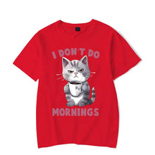 Load image into Gallery viewer, I Don&#39;t Do Mornings T-Shirt [Plus Size Available]
