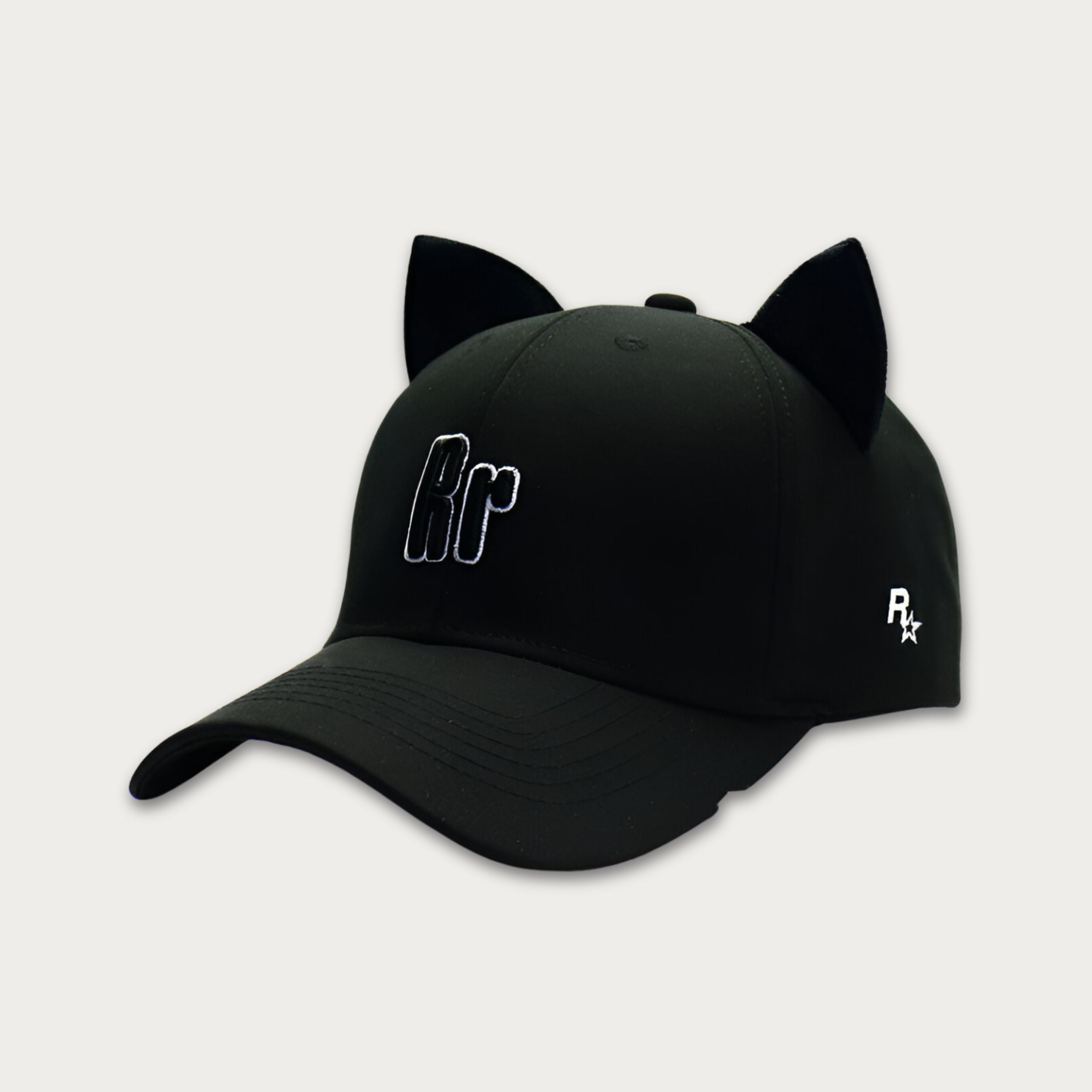 K-Pop Embroidered Cat Ears Cap