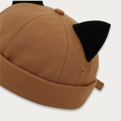 Brimless Docker Cat Ears Hat - NEW COLORS [Adjustable]