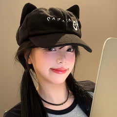 MeowMood Emoji Cat Ears Cap