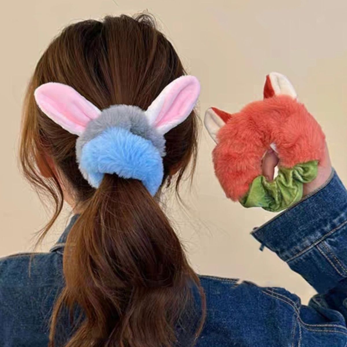 Nick & Judy Plush Scrunchies