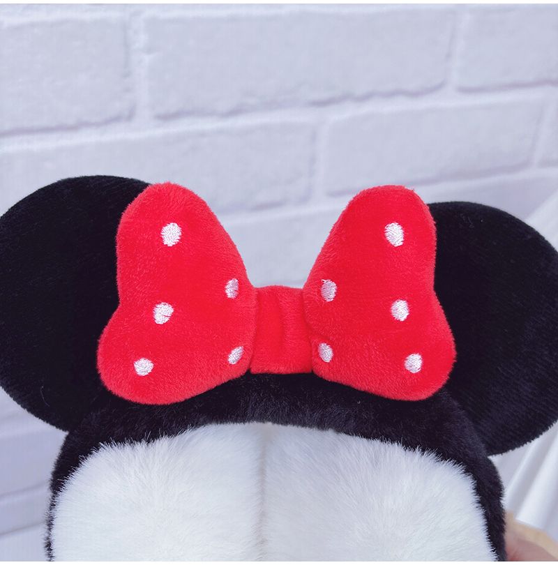 Plush Bow Ear Muff Warmers