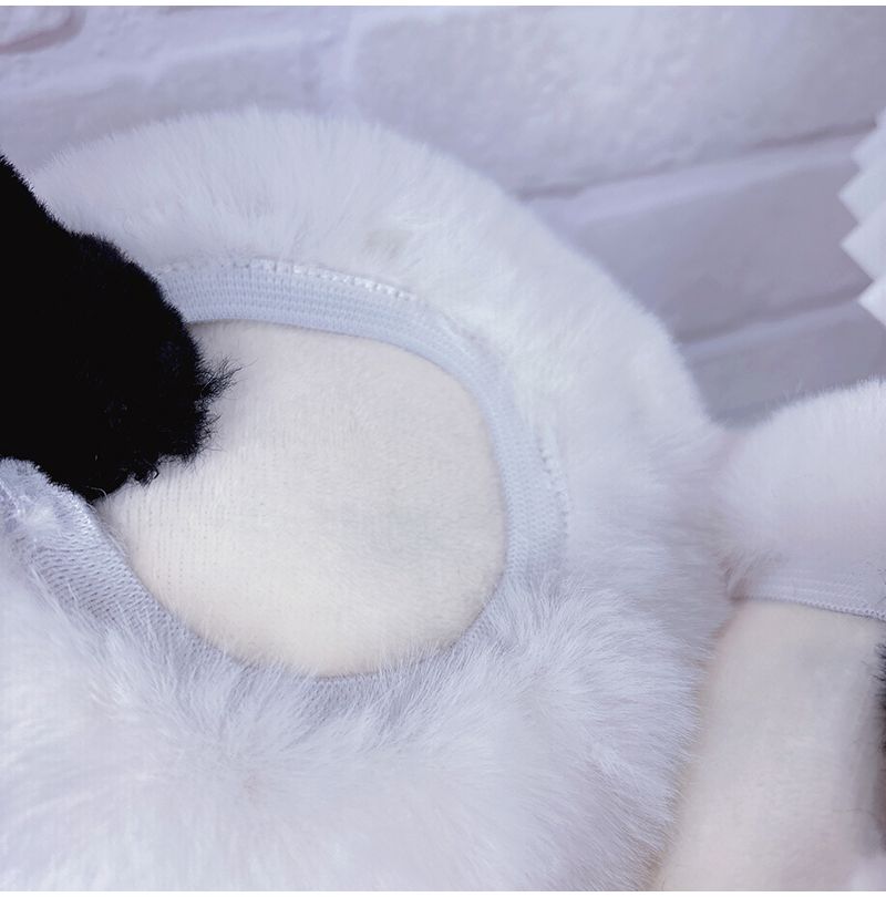 Plush Bow Ear Muff Warmers