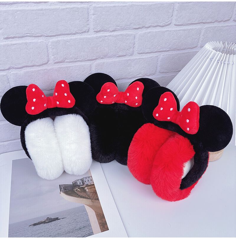 Plush Bow Ear Muff Warmers