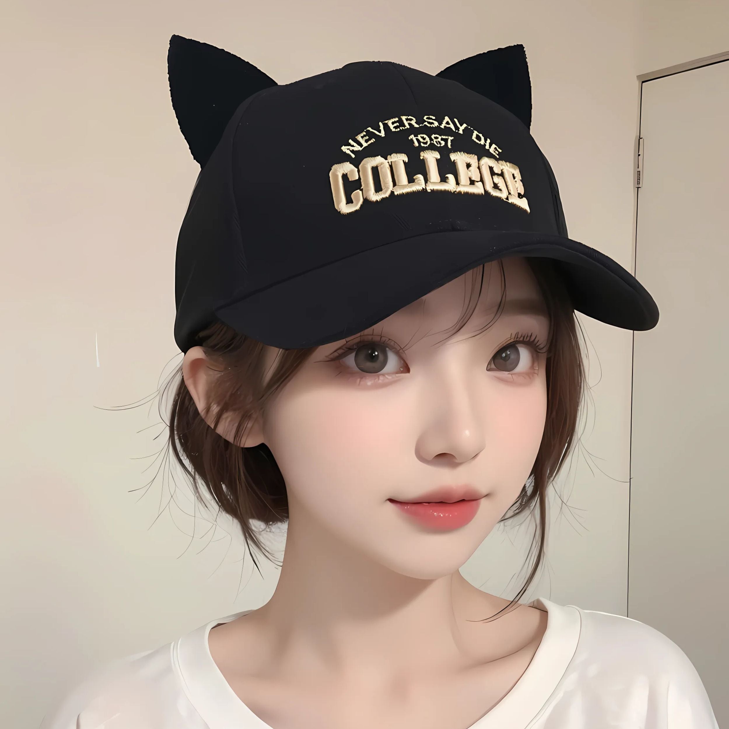 College Cat Ears Cap