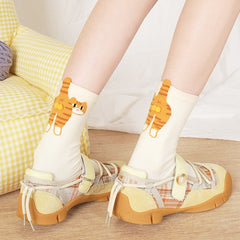 Funny Cat Balls Socks (3 Pairs)