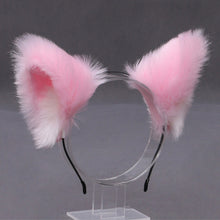 Load image into Gallery viewer, CLEARANCE - Furry Cat Ears Headband

