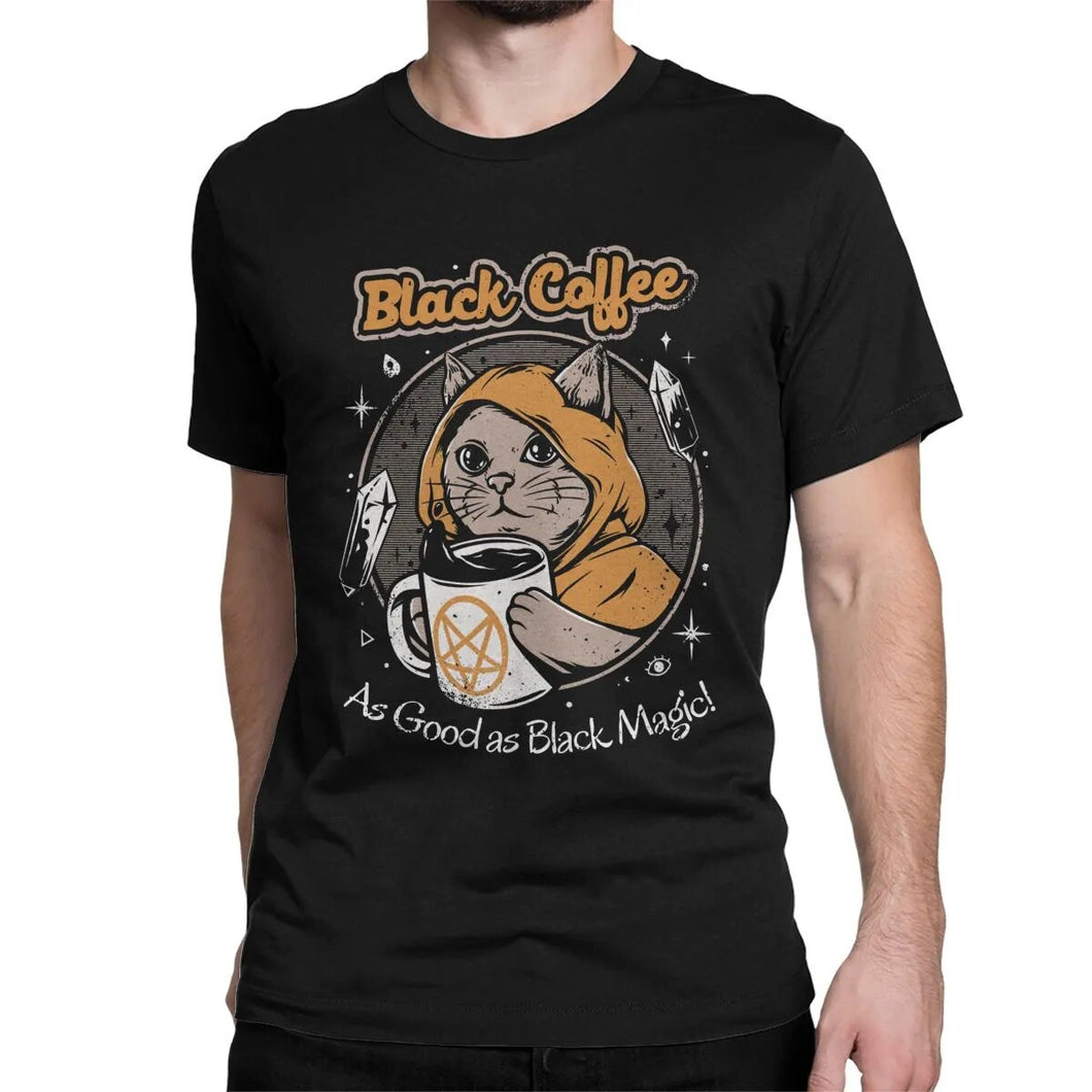 Black Coffee As Good As Black Magic T-Shirt [Plus Size Available]
