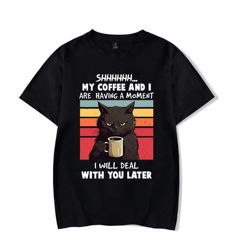 My Coffee and I Are Having A Moment T-shirt [Plus Sizes Available]