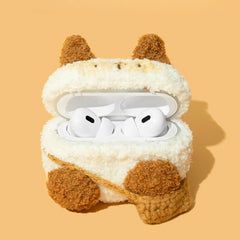 Knitted Cat AirPods Case