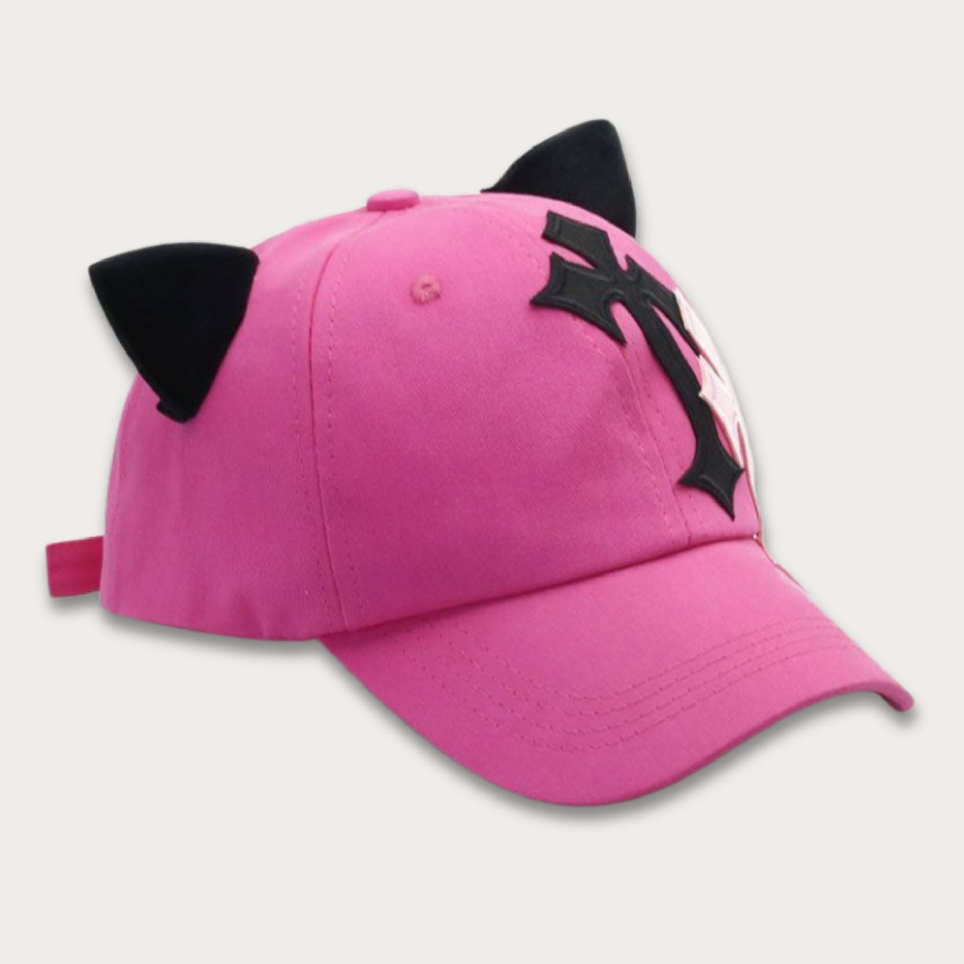 kawaii gothic beanie for cons.