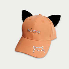 WhiskerCharm Embroidered Cat Ear Cap