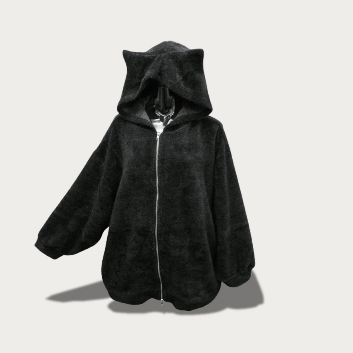 PurrTail Plush Cat Ear Hoodie