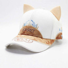 Load image into Gallery viewer, K-Pop Cat Ears Embroider Cap [Adjustable]
