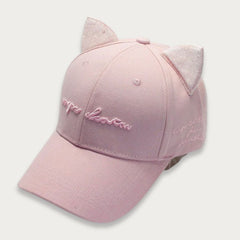 PurrScript Cat Ears Cap
