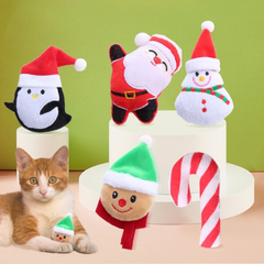 Plust Christmas Catnip Toys [5 Piece Set]