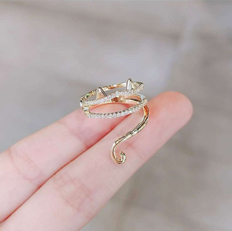 Kitty Ears Kawaii Ring [Adjustable]