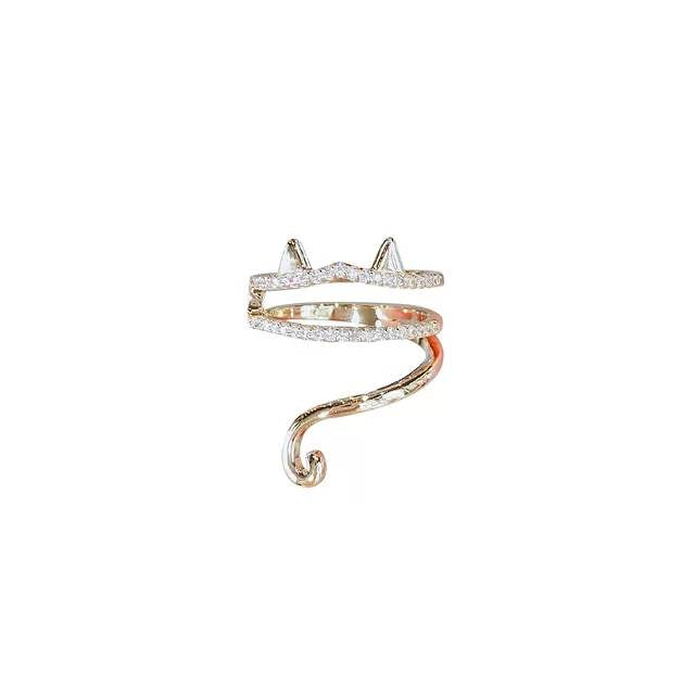 Kitty Ears Kawaii Ring [Adjustable]