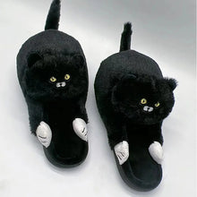 Load image into Gallery viewer, Cuddly Cat Fluffy Slippers
