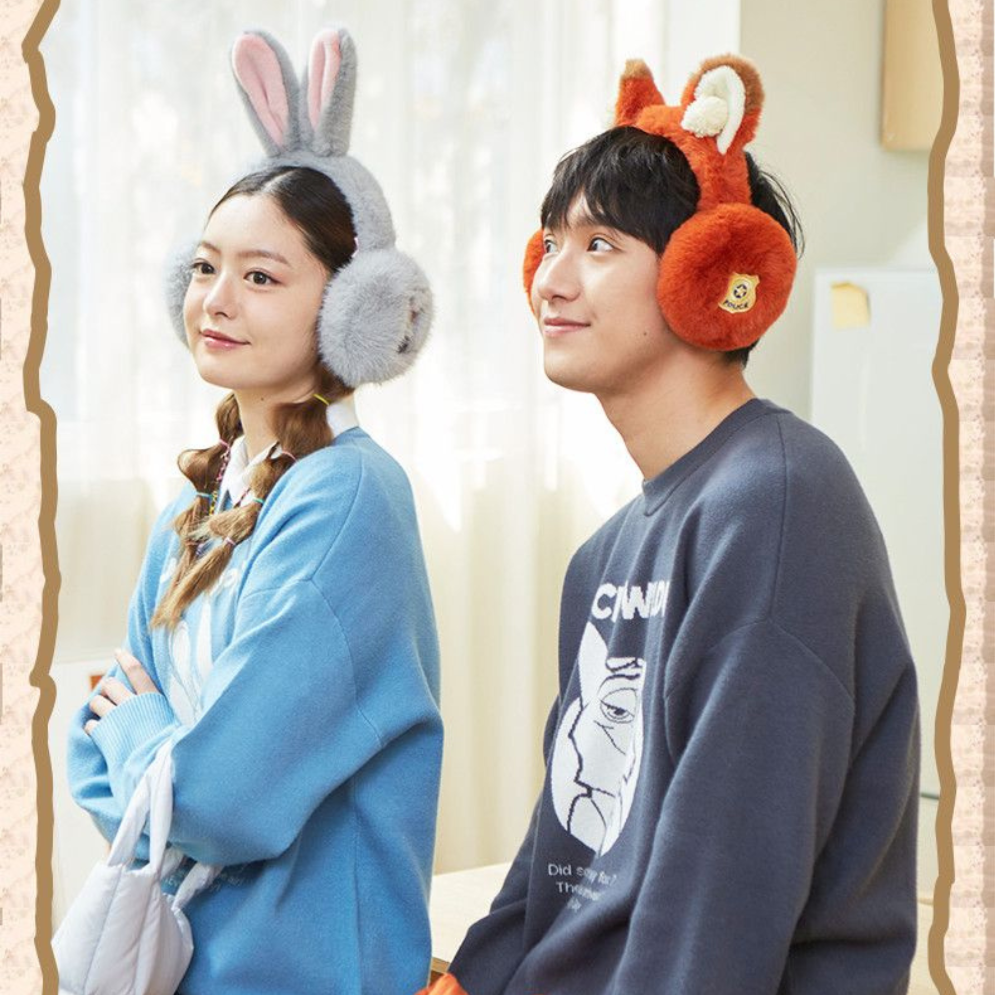 Nick In Ear Cozy Judy & Nick Ear Muffs – Playful Meow