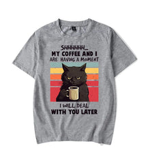 Load image into Gallery viewer, My Coffee and I Are Having A Moment T-shirt [Plus Sizes Available]
