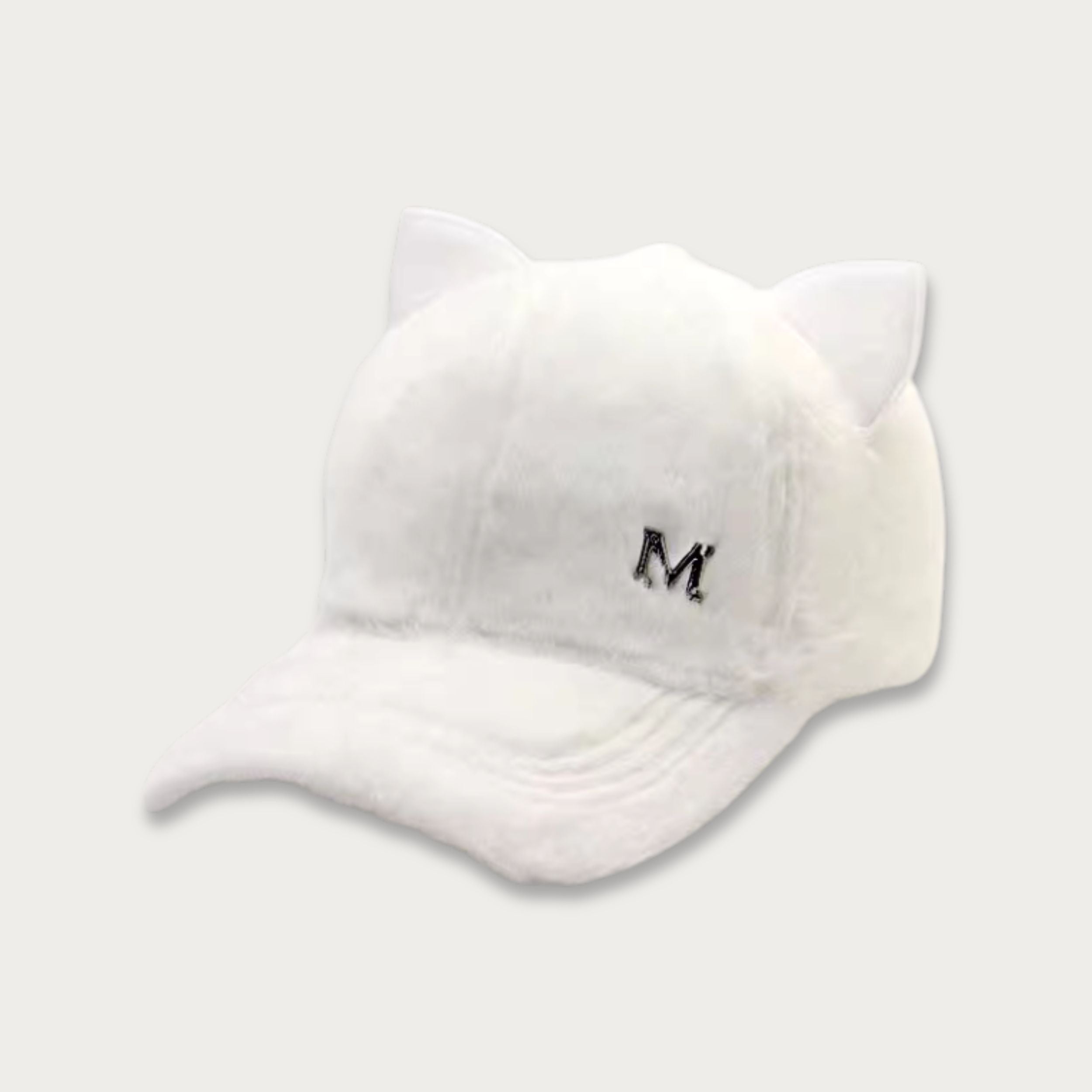 Plush Cat Ears Baseball Cap