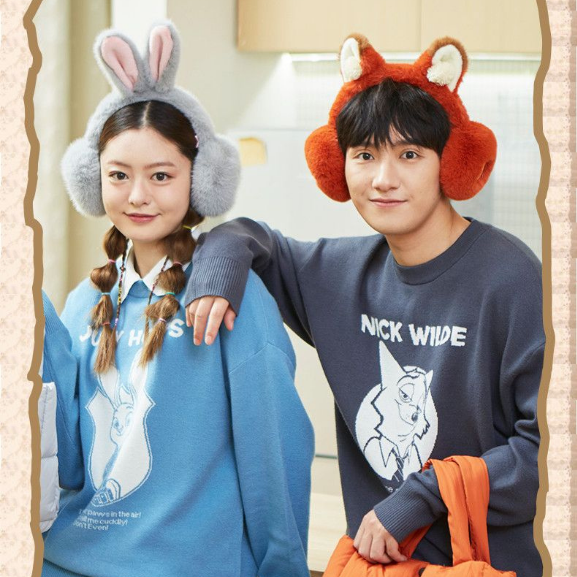 Nick In Ear Cozy Judy & Nick Ear Muffs – Playful Meow