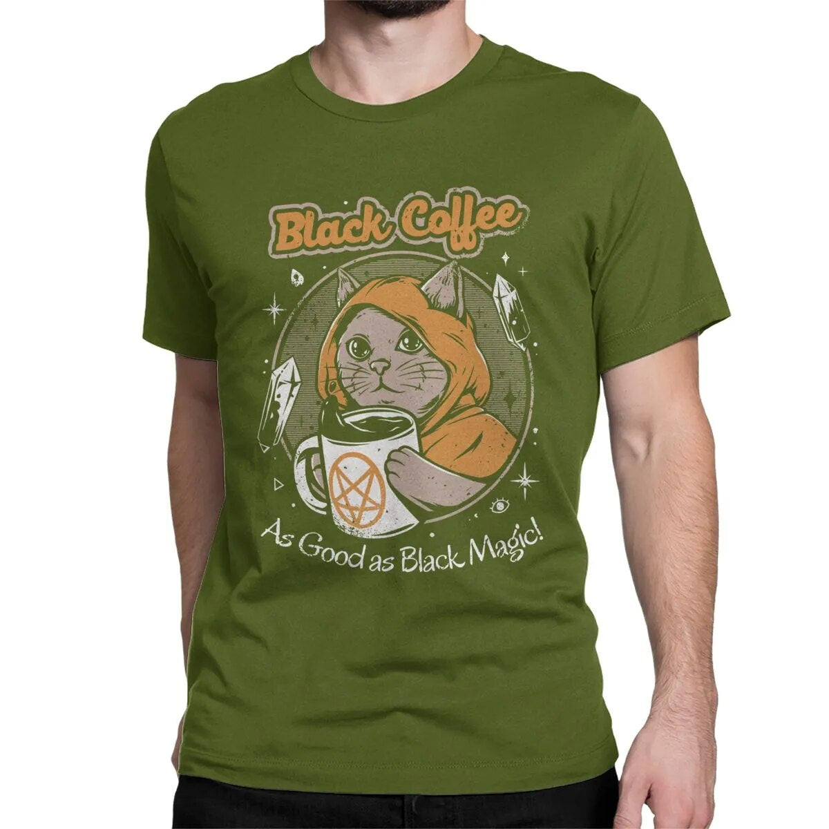 Black Coffee As Good As Black Magic T-Shirt [Plus Size Available]
