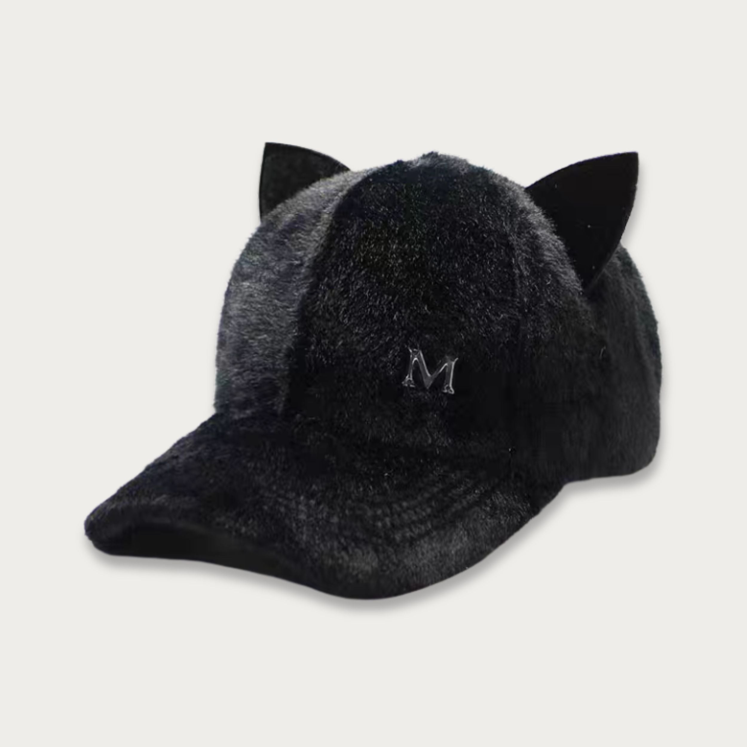 Plush Cat Ears Baseball Cap