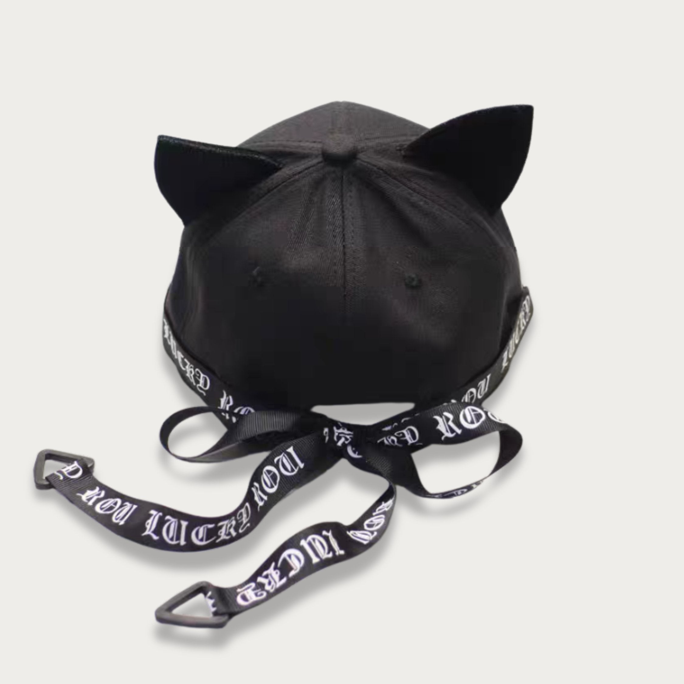 Gothic Ribbon Cat Ear Baseball Cap