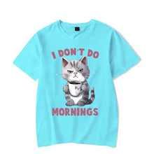 Load image into Gallery viewer, I Don&#39;t Do Mornings T-Shirt [Plus Size Available]
