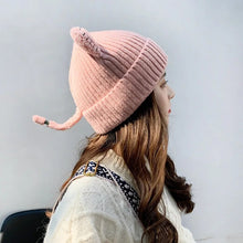 Load image into Gallery viewer, Winter Cat Ears Knitted Beanie
