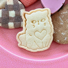 Load image into Gallery viewer, I Heart Cat Cookie Cutter
