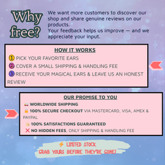 ✨FREE - Magical Ear Christmas Elastic Headband (Toddler|Kids)