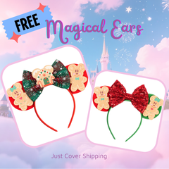 ✨FREE - Gingerbread Ears Wonderland Headband