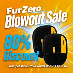 FurZero Cat Hair Removal Gloves [2pcs]
