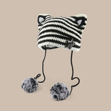 Load image into Gallery viewer, Harajuku Style Cat Ears Pom-pom Beanies
