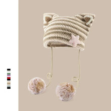 Load image into Gallery viewer, Harajuku Style Cat Ears Pom-pom Beanies
